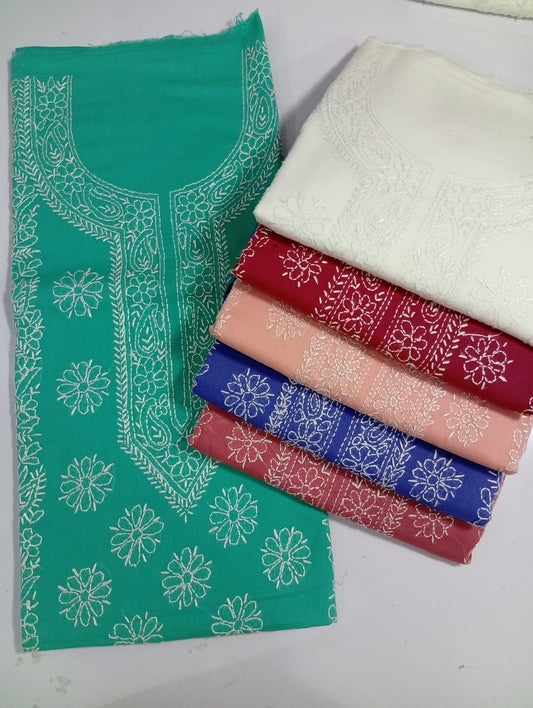 Handmade Shadow Work Jaal 3 Piece Lawn Suit with Chiffon Dupatta