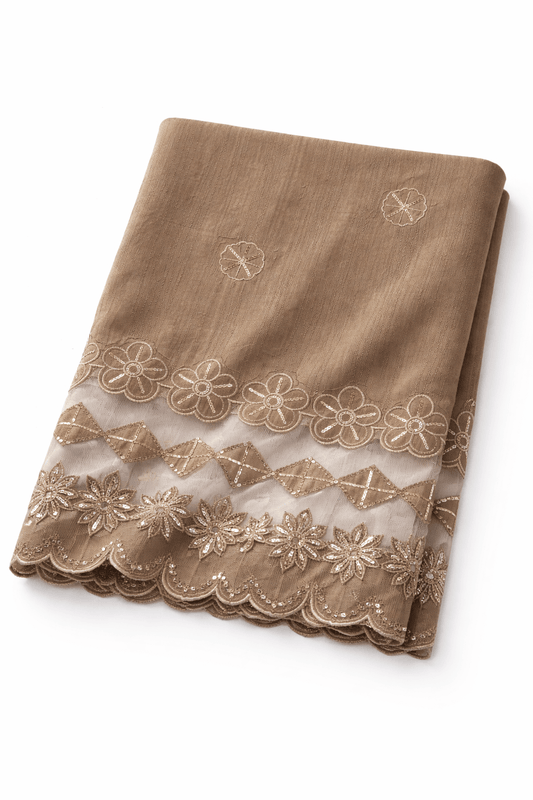 Swiss Lawn Shawl for Women – Affordable, Non-See-Through, Lightweight (2.6 x 1.45)