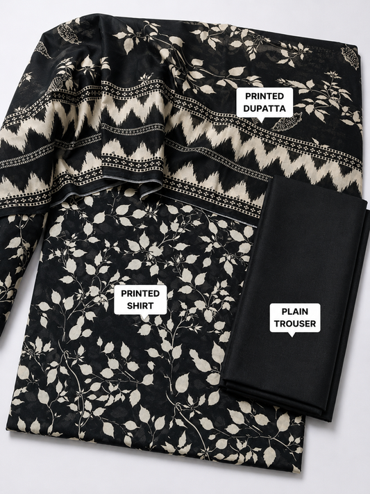 Soft Pure Lawn Airjet Suit 3 Piece | Breathable Lawn Collection with Kinari | Women's Summer Dress
