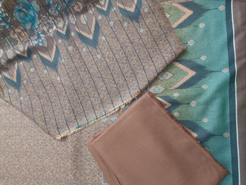 Printed dhanak marina 3pc