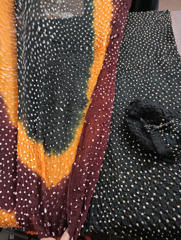 Chunri 2Pc in Semi Pure Chiffon Stuff