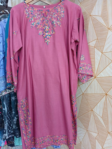 premium Khaddar embroidered cordset (5 colours )