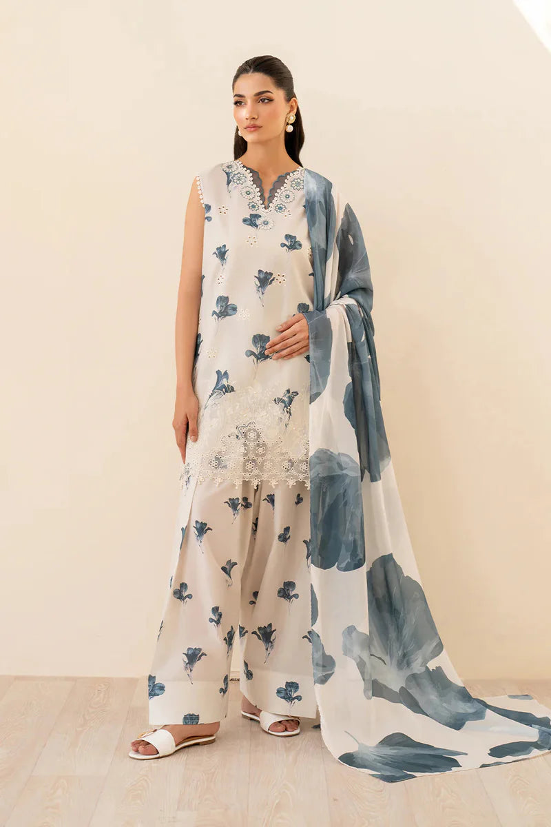 Iznik 90/70 Lawn Suit for Women – Premium Summer Unstitched 3 Piece Lawn Dress | Soft Breathable Fabric | Latest Pakistani Lawn Collection