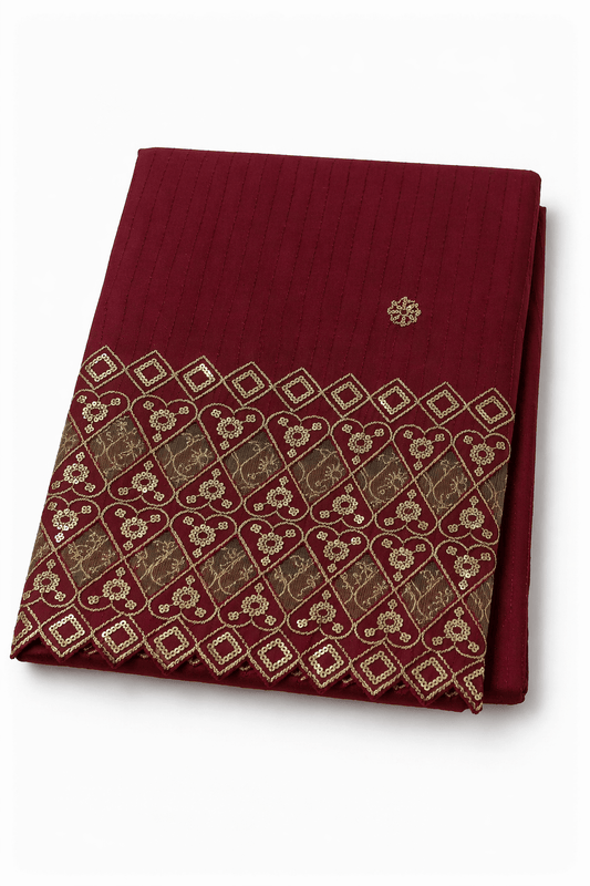 Swiss Lawn Shawl for Women – Affordable, Non-See-Through, Lightweight (2.6 x 1.45)