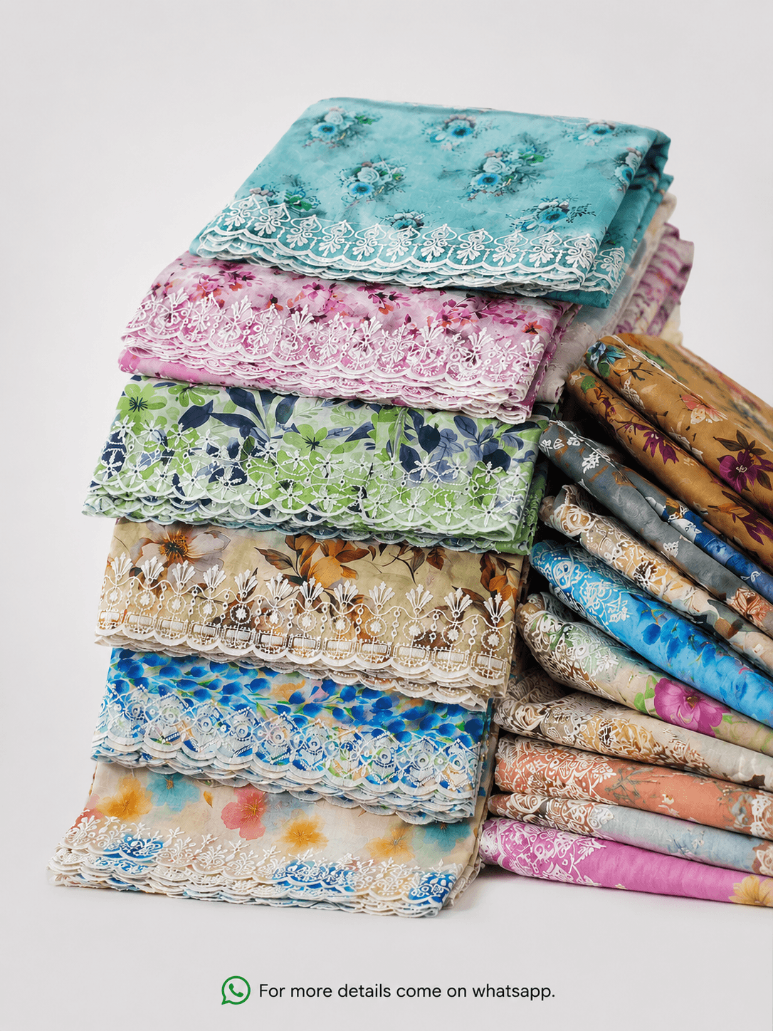 Chikankari Lawn Cotton Chadar – Lightweight Traditional & Trendy Shawl (2.5 x 1.25)