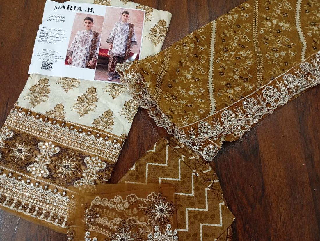 Maria b lawn 3pc
