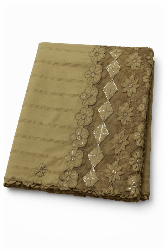 Swiss Lawn Shawl for Women – Affordable, Non-See-Through, Lightweight (2.6 x 1.45)