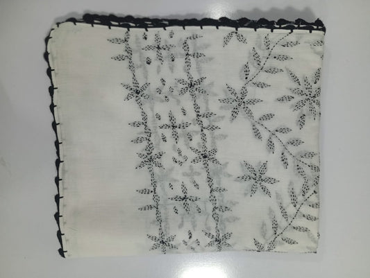 Pakistani Handmade Embroidered Shawl – Soft Summer Chadar