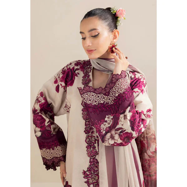 Adan Libas Printer  Marginda Purple Lawn Suite