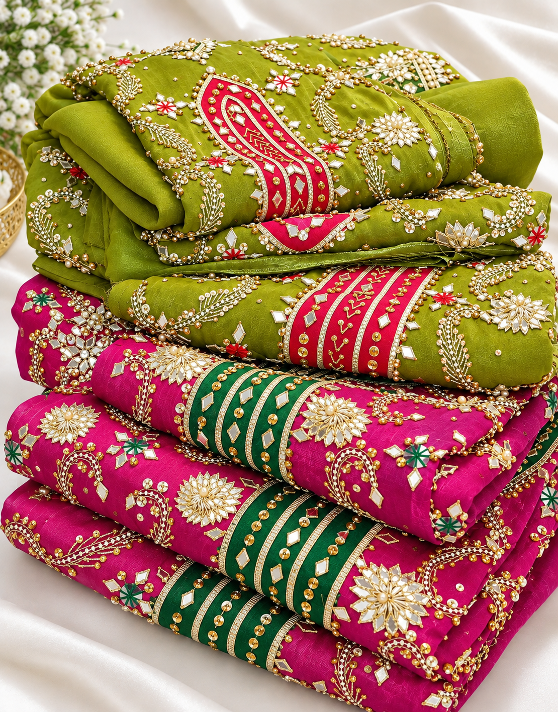 Sheesha Silk 2PC Shirt & Dupatta