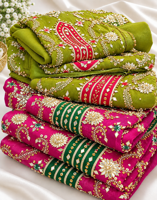 Sheesha Silk 2PC Shirt & Dupatta