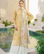 Iznik Lawn 3piece Unstitched Digital Printed Dress l D 1153 C