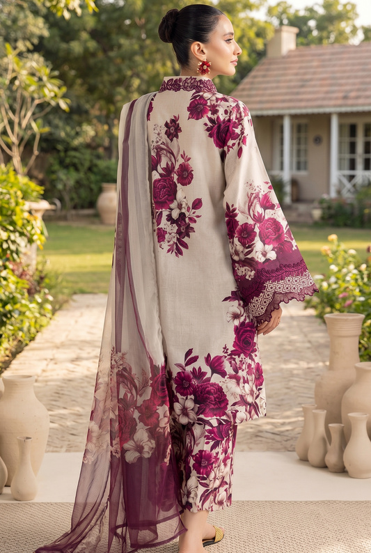 Adans Libas 3 Piece Lawn Suit for Women