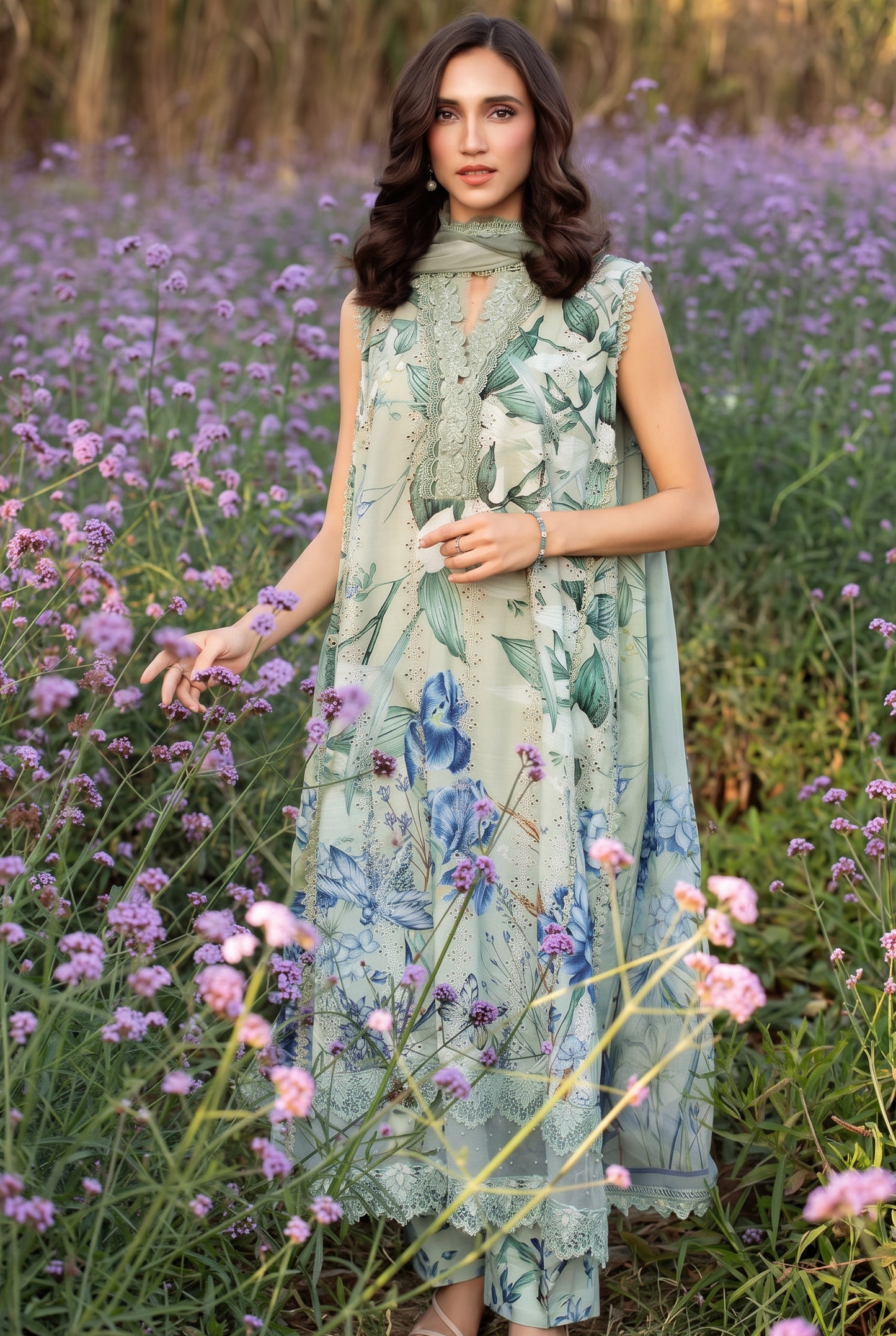 Maria B Inspired 3PC Lawn Suit for Women