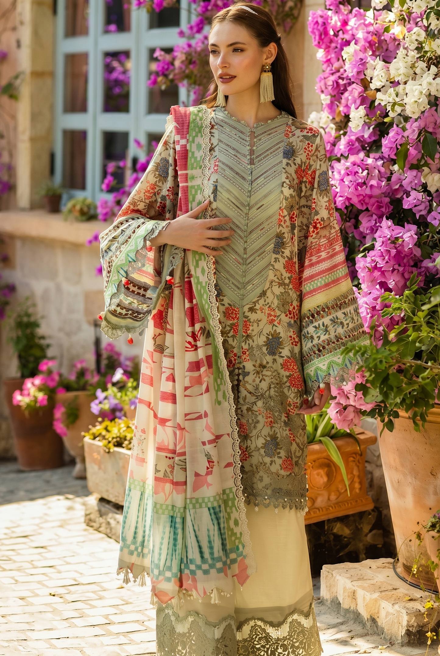 3PC Lawn Suit for Women