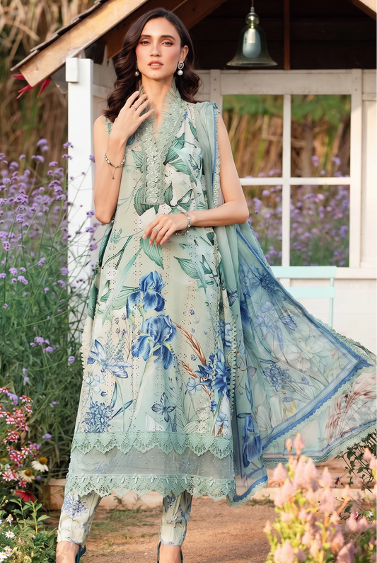 Maria B Inspired 3PC Lawn Suit for Women