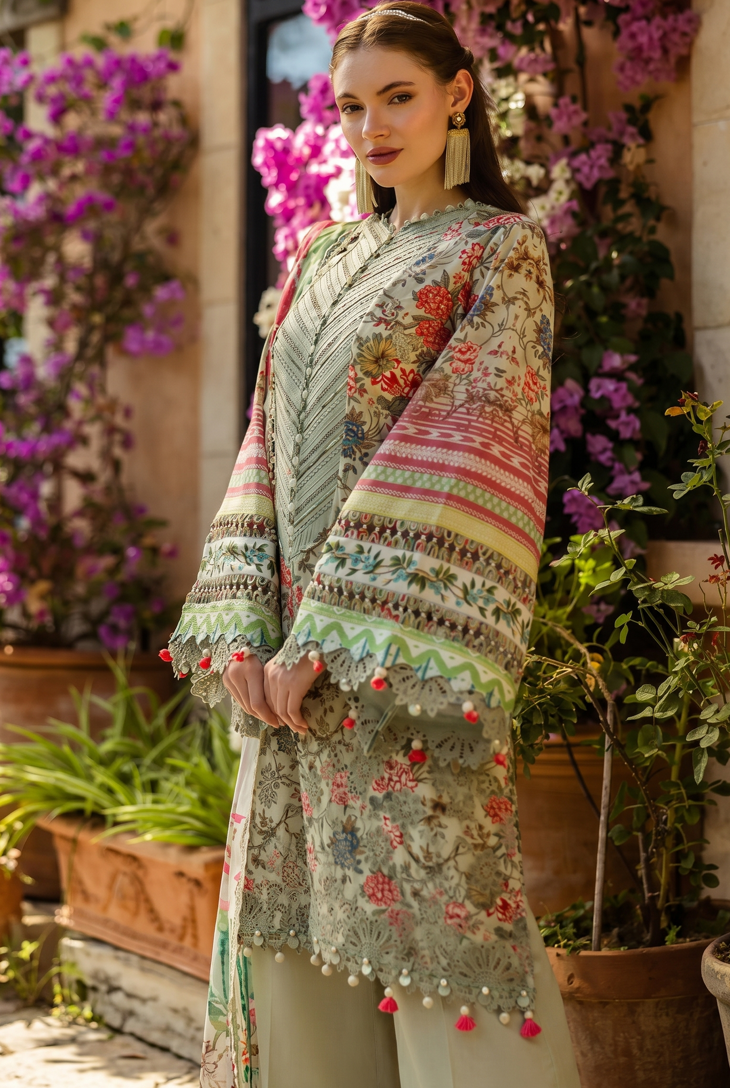 3PC Lawn Suit for Women