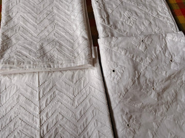 Hand made applic trousers, Lawn cotton stuff