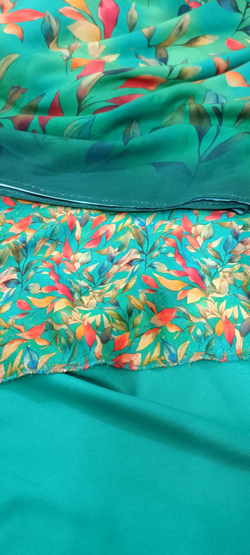 Chamki marina 3pc wd pashmina shawl