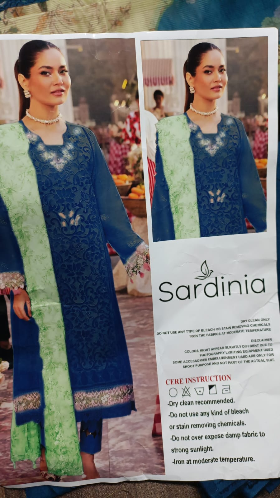 Sardinia 3Piece Pure Lawn Chickenkari Dress