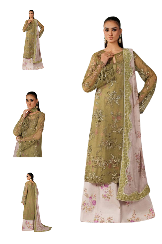 Iznik Premium lawn  Unstitched 3pc suit