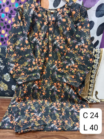 Stitched Lawn Ready to Wear Dress l  Lawn cordset by zohras,