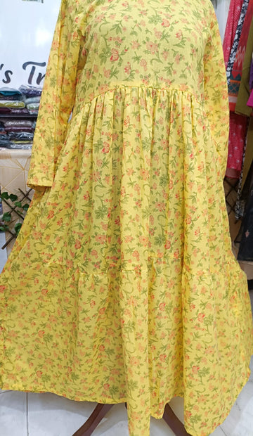 Tunic frocks by mishki's trend Fabric,branded lawn nd cotton