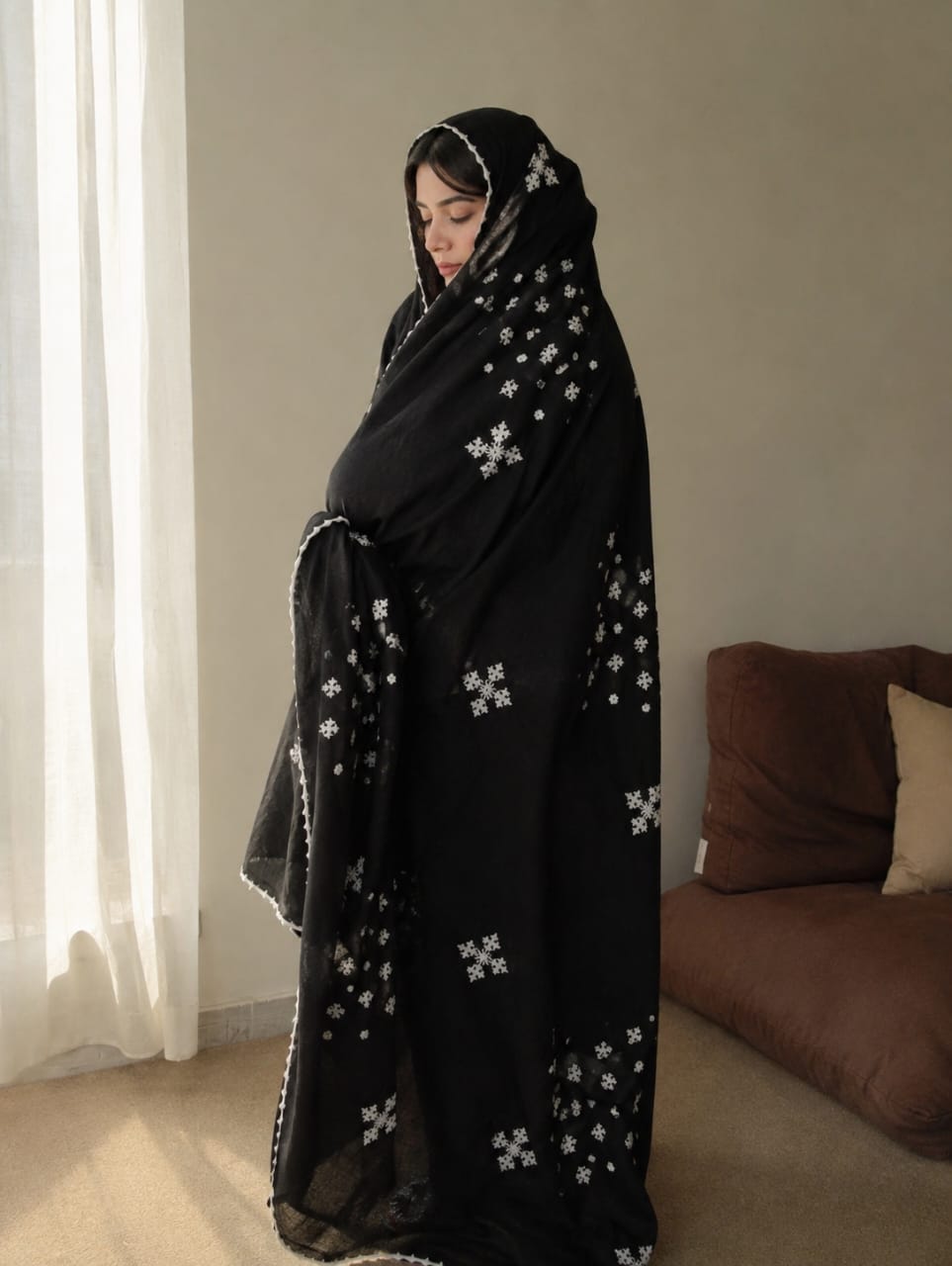 Handmade Lawn Chaddar Sindhi Booti