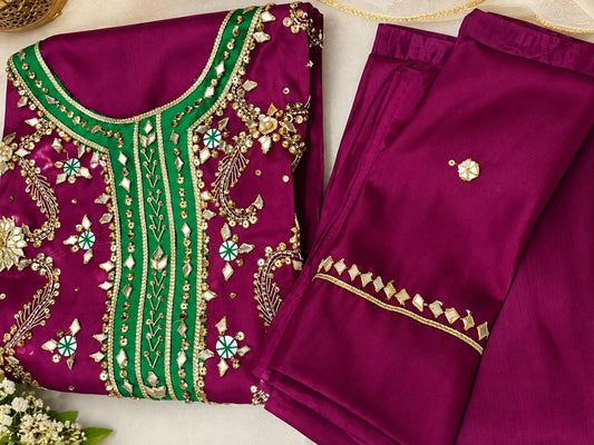 Sheesha Silk 2PC Shirt & Dupatta