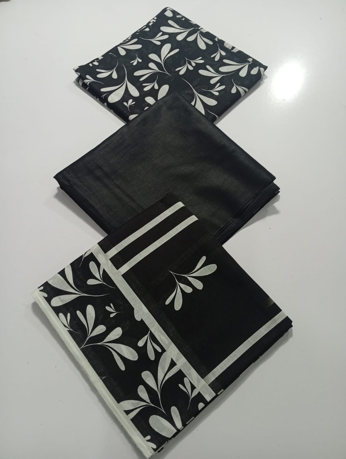 Muharram Special Black Printed Lawn Dress 3PC Unstitched Suit