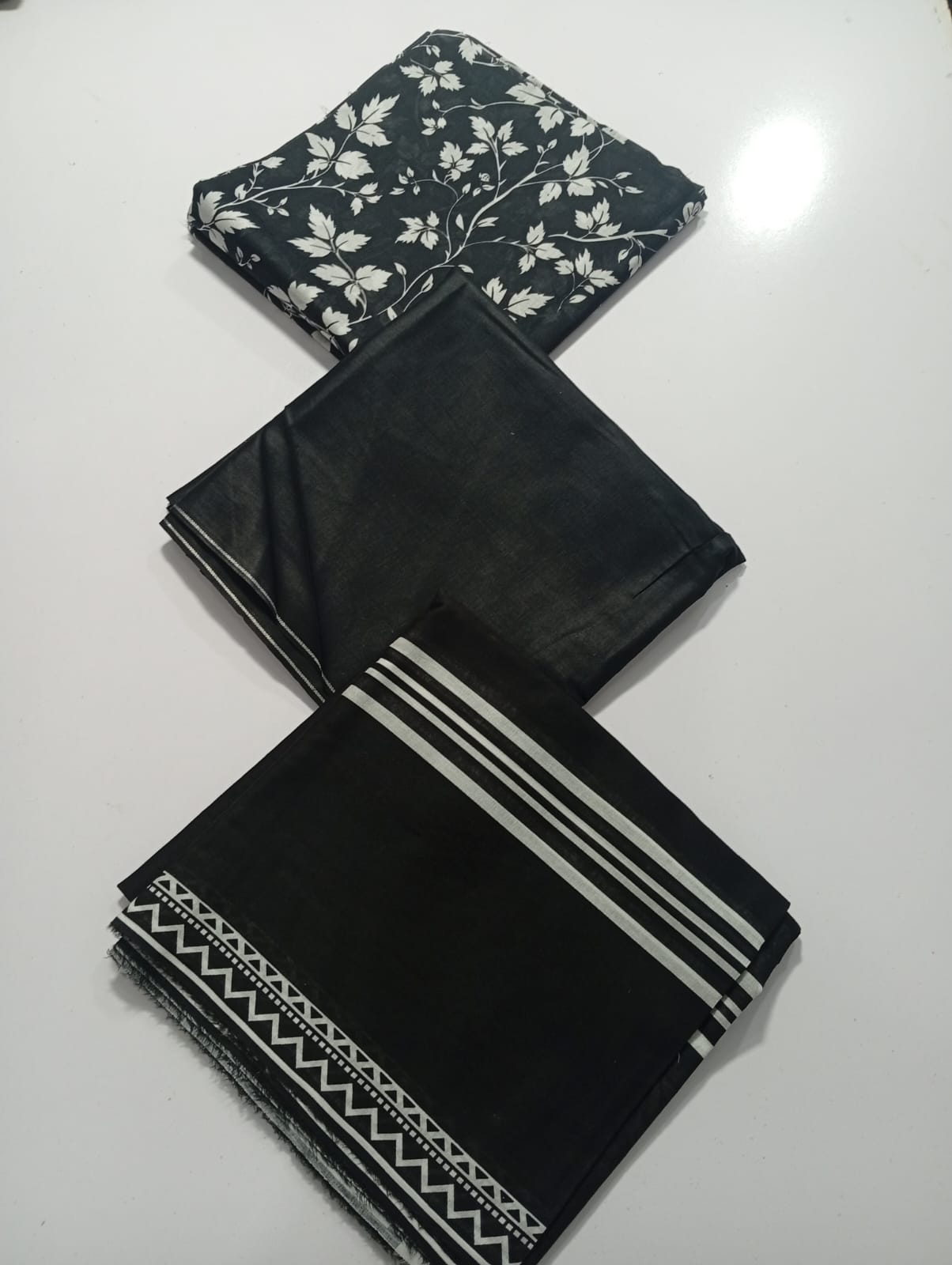Muharram Special Black Printed Lawn Dress 3PC Unstitched Suit