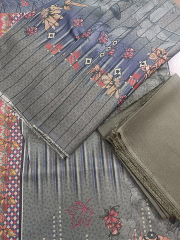 Printed dhanak marina 3pc