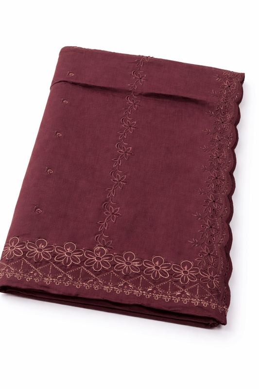 Women’s Chikankari Shawl – Lawn Cotton, Soft, Lightweight & Stylish Dupatta (2.5 Length)