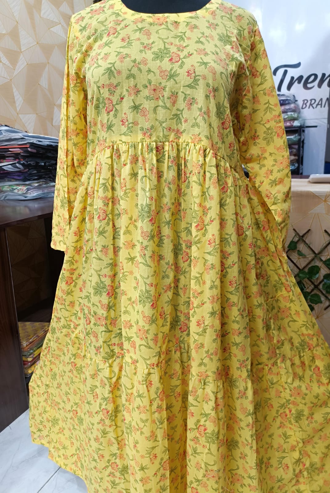 Tunic frocks by mishki's trend Fabric,branded lawn nd cotton